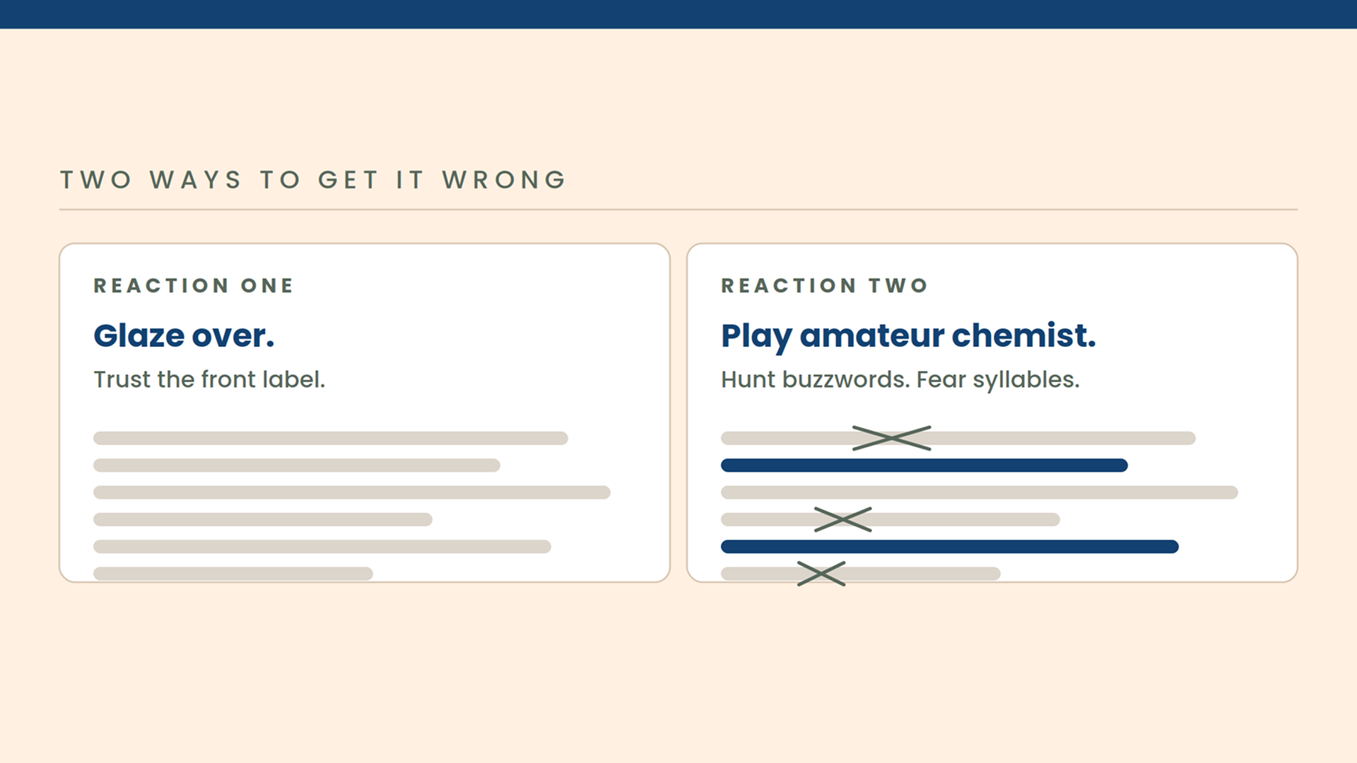 How to Read an Ingredient List Without Pretending You’re a Chemist